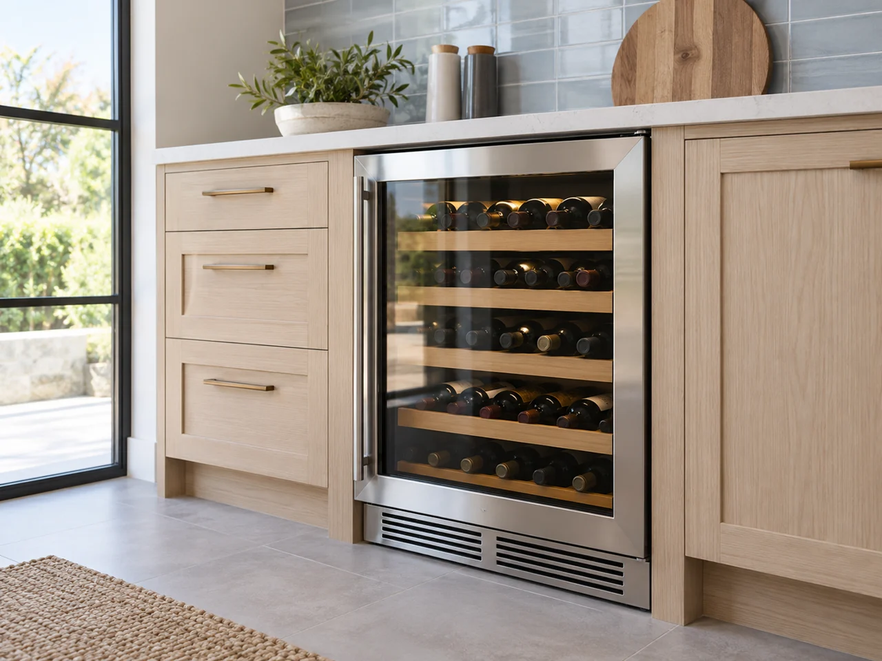 Illustration of Sub-Zero wine cooler